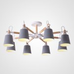 Люстра на штанге VARDA 8 lamps Grey ImperiumLoft 102181-26