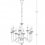 Люстра в виде свечей Divinare 1021/02 LM-9 Atlanta
