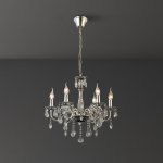 Люстра Rivoli Margareta 1022-206 6 х Е14 40 Вт хрусталь классика