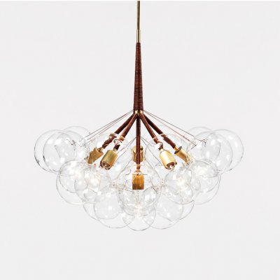 Подвесной светильник LOVELY BUBBLE CHANDELIER FROM PELLE H76 Gold/Brown ImperiumLoft 102211-26
