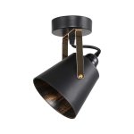 Потолочный спот 10223/1BK+FG BK Экономсвет