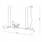 Люстра 10228P / S black Delight Collection