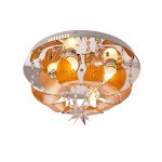 Люстра круглая Экономсвет 10238/4CR RC RBPLED