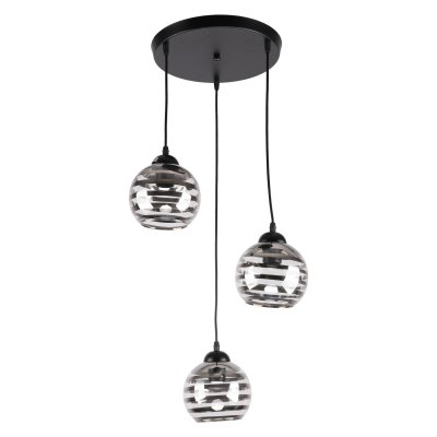 Подвесная люстра 10247/3BK SM+CL Экономсвет Подвесная люстра 10247/3BK SM+CL Экономсвет