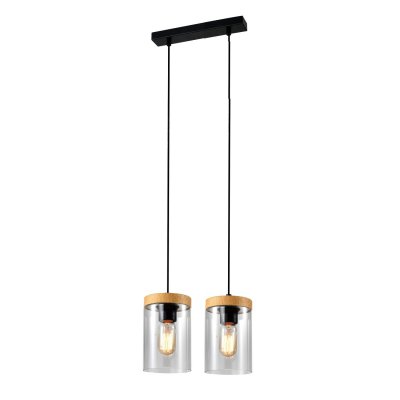 Подвесная люстра 10264/2BK CL+WD Экономсвет Подвесная люстра 10264/2BK CL+WD Экономсвет