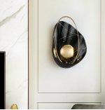 Настенный светильник Pearl black