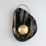 Настенный светильник Pearl black
