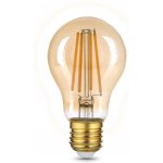 Лампа Gauss Filament А60 10W 820lm 2400К Е27 golden LED