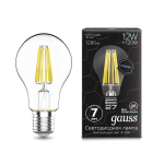 Лампа Gauss LED Filament Graphene A60 E27 12W 1280lm 4100К (102802212)