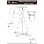 Светильник подвесной Divinare 1030/02 SP-144 GALASSIA