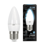 Лампа Gauss LED Свеча E27 9.5W 950lm 4100К (103102210)