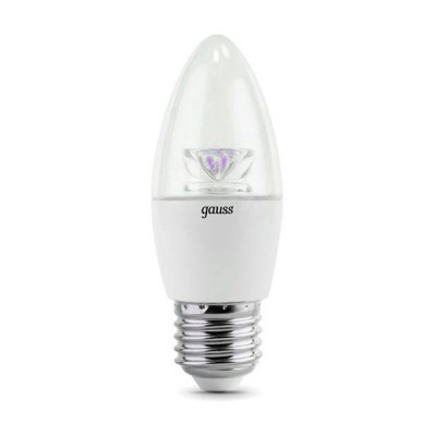 

Лампа Gauss 103202104 LED Candle Crystal Clear E27 4W 2700К, 103202104