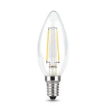 Лампа Gauss LED Filament Свеча E14 5W 420lm 2700К (103801105)