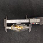 Лампа светодиодная прозрачная Gauss LED Filament Свеча E14 11W 720lm 2700К 103801111