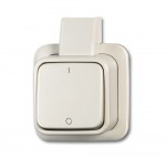 Выключатель 2-х полюсный для откр. монтажа Duro 2000 AP белый [BJE2601/2 AP] 1042-0-0654