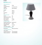 Настольная лампа Eglo 97094 BONILLA 1