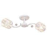 Светильник ЭкономСвет 104/2WG WT+BK