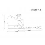 Декоративная настольная лампа Divinare ELEGANZA 1042/06 TL-6