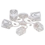 Светильник ЭкономСвет 104/5WG WT+BK