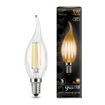 Лампа Gauss LED Filament Свеча на ветру E14 5W 420lm 2700K (104801105)