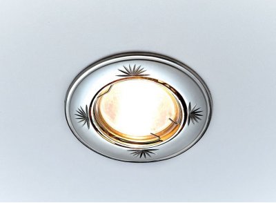 Светильник точечный Ambrella 104A CF PS/N перламутровое серебро/никель MR16 ORGANIC SPOT Светильник точечный Ambrella 104A CF PS/N перламутровое серебро/никель MR16 ORGANIC SPOT