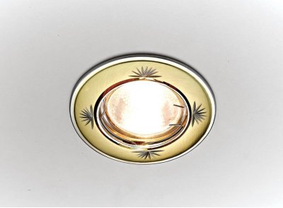 Светильник точечный Ambrella 104A CF SG/N сатин золото/никель MR16 ORGANIC SPOT Светильник точечный Ambrella 104A CF SG/N сатин золото/никель MR16 ORGANIC SPOT