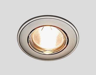 Светильник точечный Ambrella 104A SN/N сатин никель/никель MR16 ORGANIC SPOT Светильник точечный Ambrella 104A SN/N сатин никель/никель MR16 ORGANIC SPOT