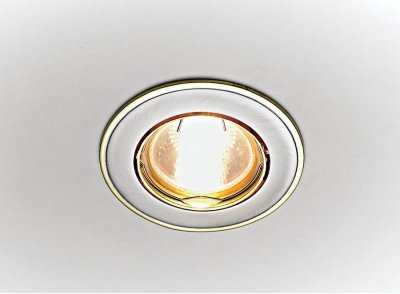 Светильник точечный Ambrella 104A SS/G сатин серебро/золото MR16 ORGANIC SPOT