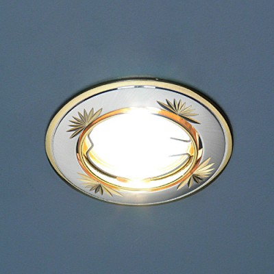 Светильник Elektrostandard 104B CF SS-G сатин серебро/золото Светильник Elektrostandard 104B CF SS-G сатин серебро/золото