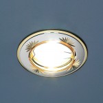 Светильник Elektrostandard 104B CF SS-G сатин серебро/золото 