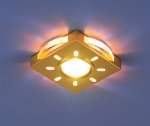 Светильник Elektrostandard 1051 золото/белая подсветка