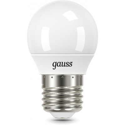 Лампа Gauss Шар 9.5W 950lm 6500K E27 LED Лампа Gauss Шар 9.5W 950lm 6500K E27 LED