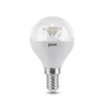 Лампа Gauss 105201104 LED Globe Crystal Clear E14 4W 2700K