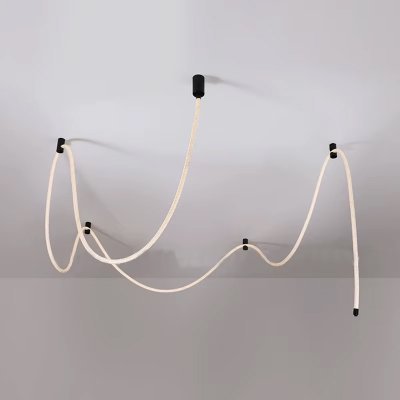 Потолочный светильник 10521C/8M black/white