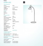 Настольная лампа для офиса Eglo 95831 LEON LED