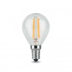 Лампа Gauss LED Filament Шар E14 5W 420lm 2700K (105801105)