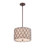 Подвесной светильник Natural concept QZ/BROWNLATT/P/M BROWN LATTICE