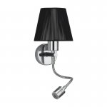Светильник бра Colosseo 10607/2W с черным абажуром