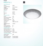 Настенно-потолочный светильник Eglo 95668 MAGITTA 1