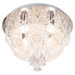 Потолочный светильник Экономсвет 10705/4CR RC WTLED