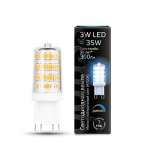 Лампа Gauss LED G9 AC185-265V 3W 300lm 4100K (107309203)