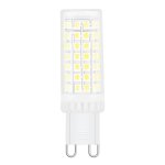 Лампа Gauss G9 AC185-265V 5,5W 580lm 6500K керамика диммируемая LED (107309355-D)