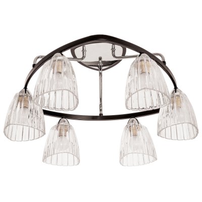 Потолочный светильник 10734A/6CR+WENGUE CL Gerhort