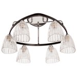 Потолочный светильник 10734A/6CR+WENGUE CL Gerhort