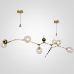 ЛЮСТРА Chandelier bubbles and thorns 6 плафонов ImperiumLoft 107671-22