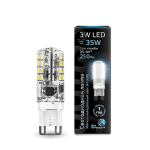 Лампа Gauss LED G9 AC150-265V 3W 240lm 4100K силикон (107709203)