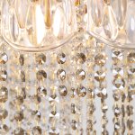 Люстра Rivoli Margrit 1079-205 5 х Е14 40 Вт хрусталь классика