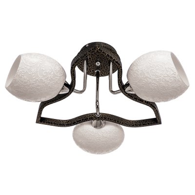 Светильник ЭкономСвет 10821B/3CR+BNBK WT