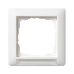 Gira EV Бел Рамка 1-ая с полем для надписи (G109127)