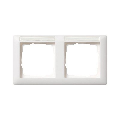 Gira EV Бел Рамка 2-я гориз с полем для надписи (G109227)